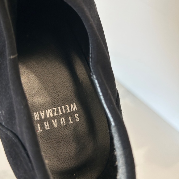Stuart Weitzman Black suede platform high heel - Picture 15 of 15
